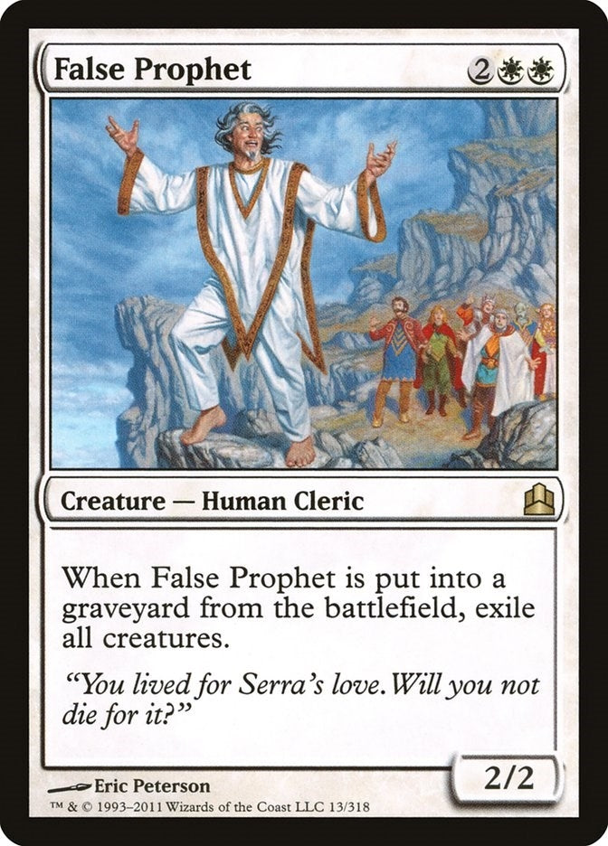 Image for False Prophet (13) (CMD) - Magic: The Gathering