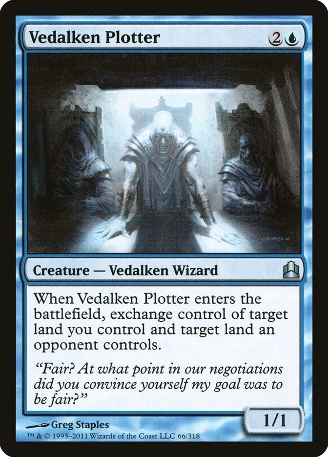 Image for Vedalken Plotter (66) (CMD) - Magic: The Gathering