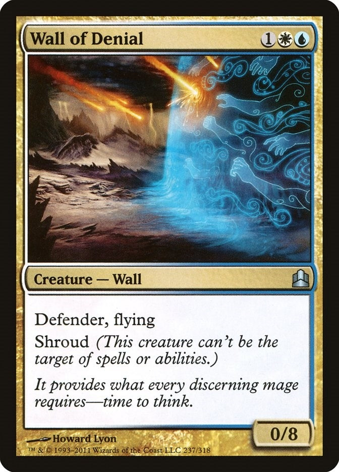Image for Wall of Denial (237) (CMD) - Magic: The Gathering