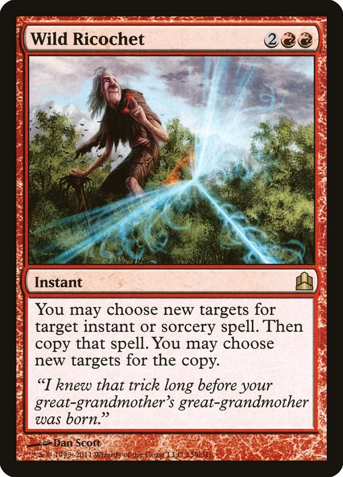 Image for Wild Ricochet (139) (CMD) - Magic: The Gathering