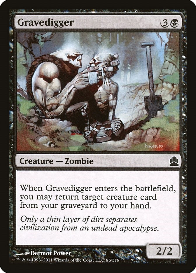 Image for Gravedigger (86) - Magic: The Gathering