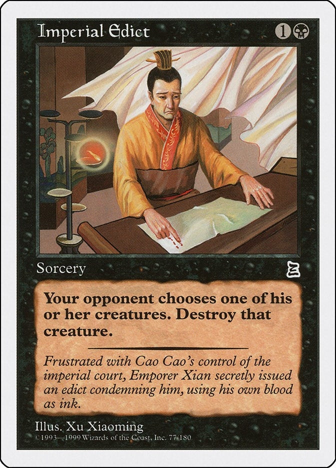 Image for Imperial Edict (77) - Magic: The Gathering