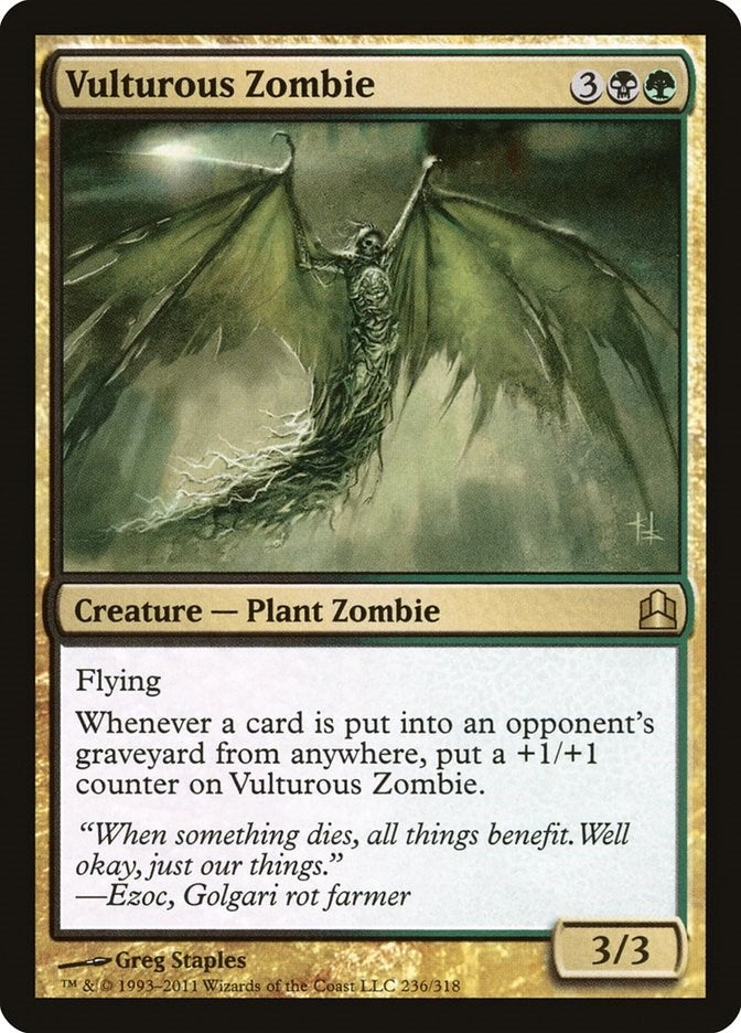 Image for Vulturous Zombie (236) (CMD) - Magic: The Gathering