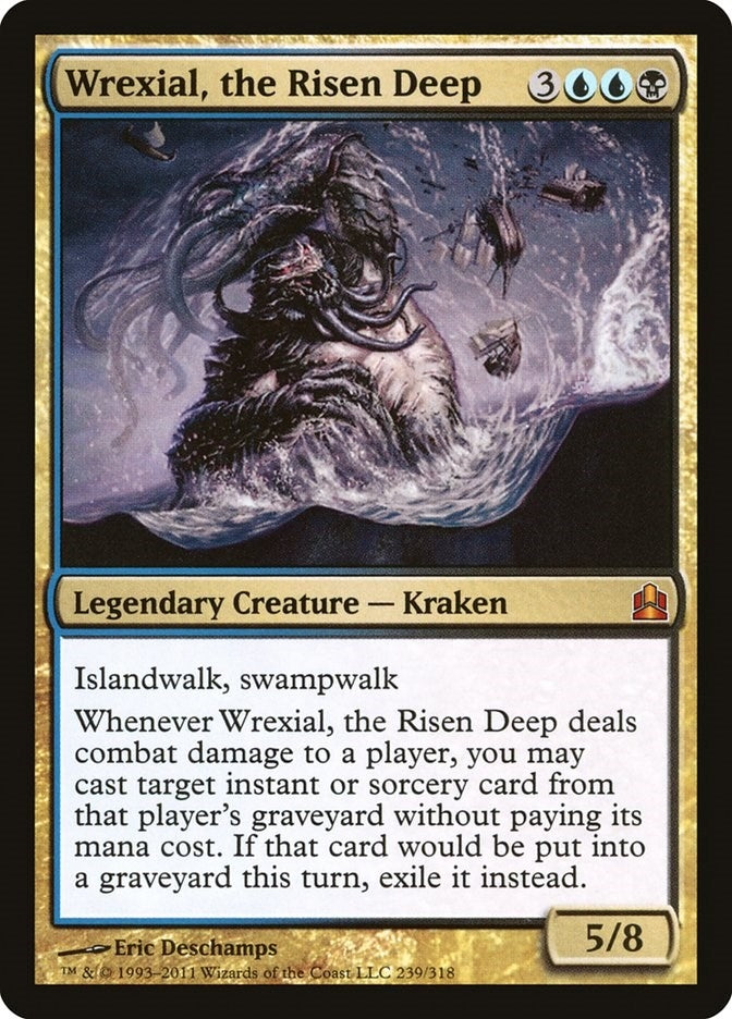 Image for Wrexial, the Risen Deep (239) (CMD) - Magic: The Gathering