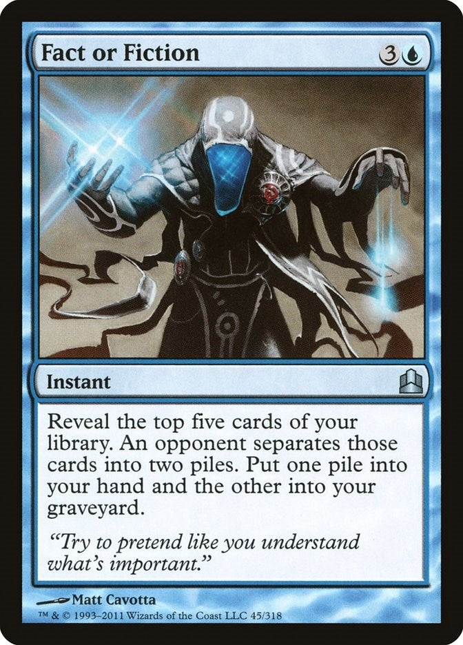 Image for Fact or Fiction (45) (CMD) - Magic: The Gathering