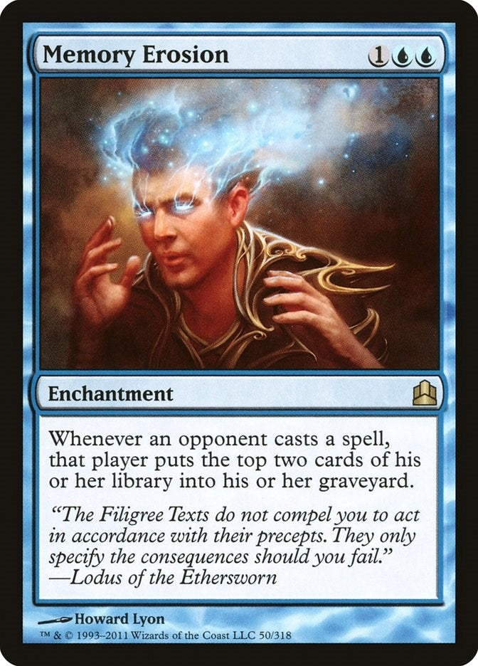 Image for Memory Erosion (50) - Magic: The Gathering