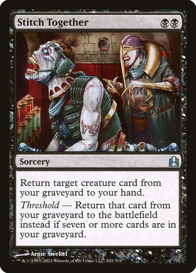 Image for Stitch Together (102) (CMD) - Magic: The Gathering