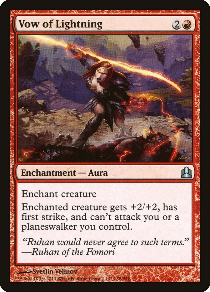 Image for Vow of Lightning (138) - Magic: The Gathering