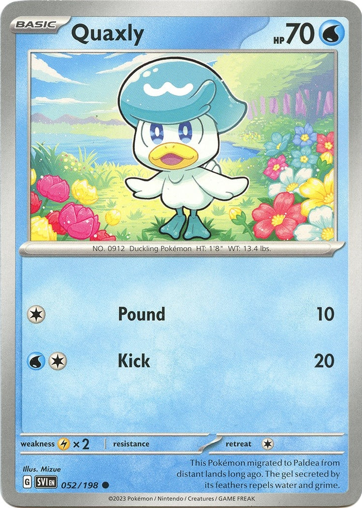 Image for Quaxly (052/198) (SVI) - Pokemon