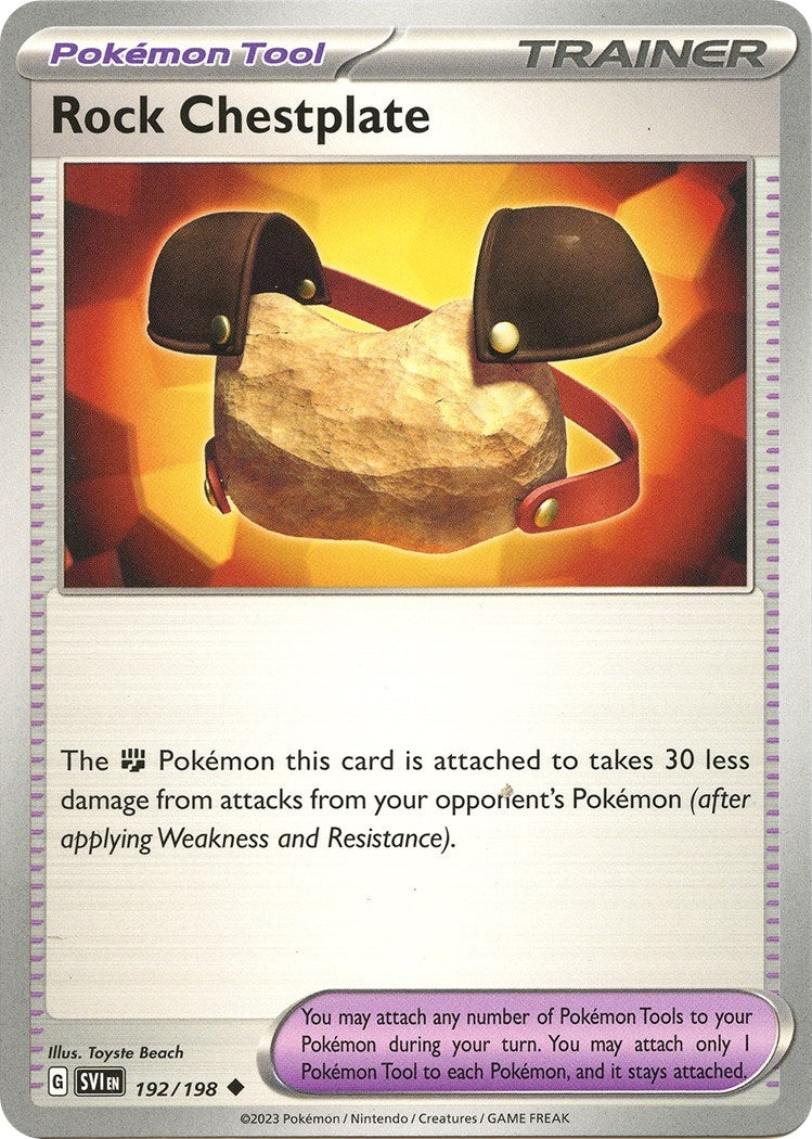 Image for Rock Chestplate (192/198) (SVI) - Pokemon