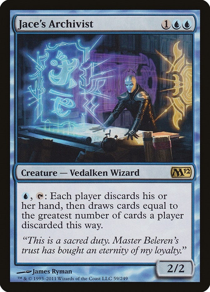 Image for Jace's Archivist (59) (M12) - Magic: The Gathering