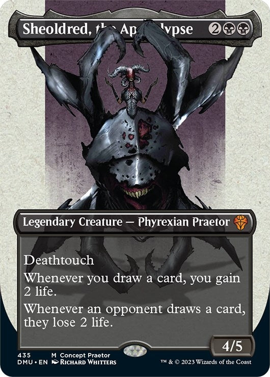 Image for Sheoldred, the Apocalypse (Concept Praetor) (435) - Magic: The Gathering