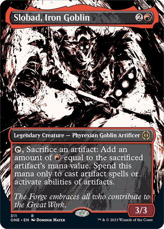 Image for Slobad, Iron Goblin (Showcase) (311) - Magic: The Gathering