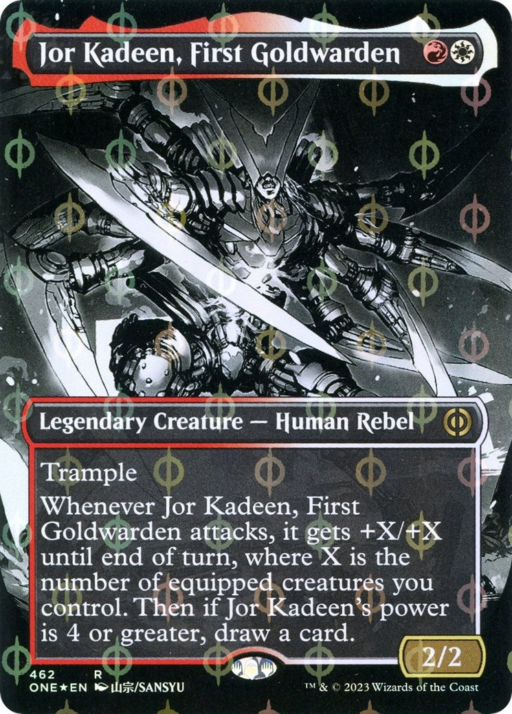 Image for Jor Kadeen, First Goldwarden (Borderless) (Step-and-Compleat Foil) (462) - Magic: The Gathering