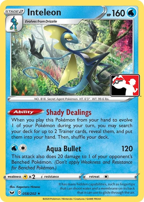 Image for Inteleon (058/202) - Pokemon