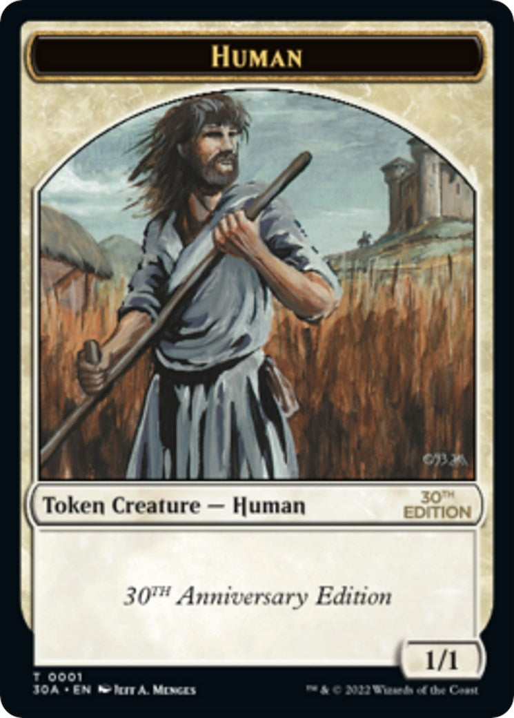 Image for Human Token (1) - Magic: The Gathering