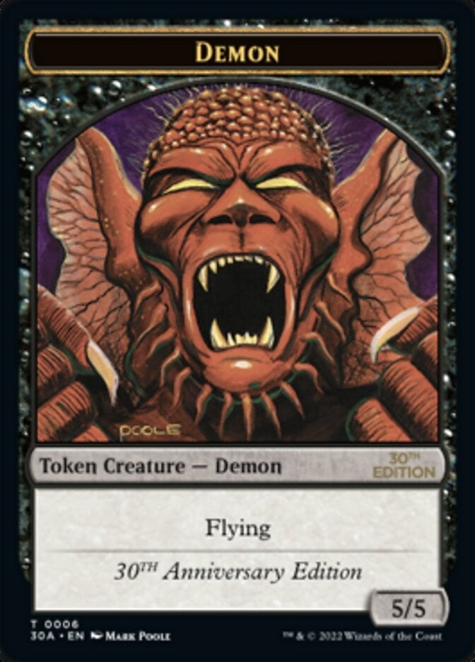 Image for Demon Token (6) - Magic: The Gathering