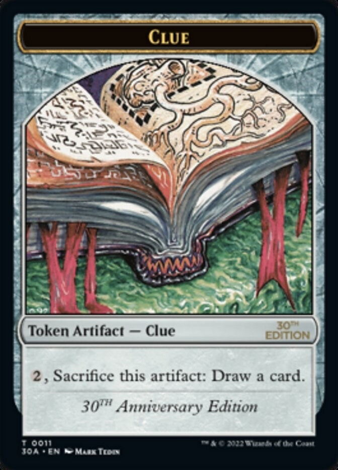 Image for Clue (0011) Token (11) - Magic: The Gathering