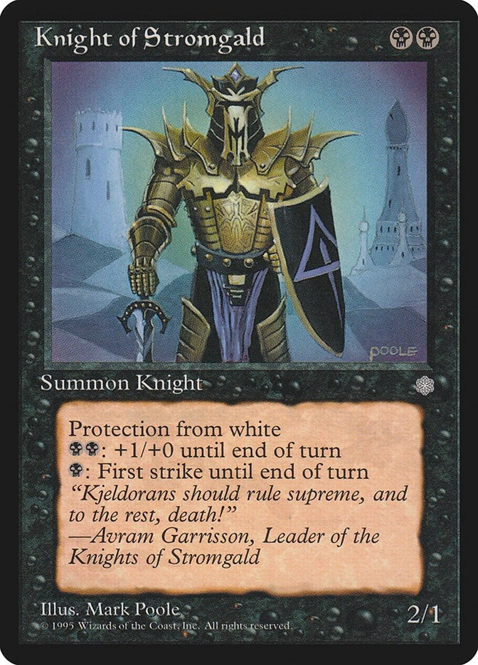 Image for Knight of Stromgald - Magic: The Gathering