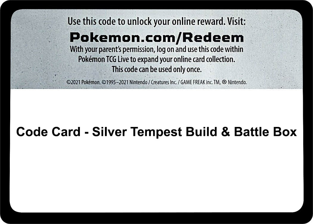 Image for Code Card - Silver Tempest Build & Battle Box (SWSH12) - Pokemon