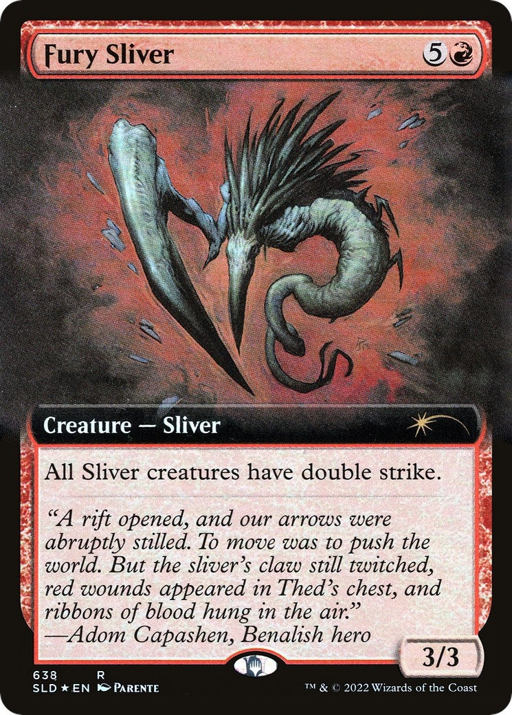 Image for Fury Sliver (Extended Art) (638) - Magic: The Gathering