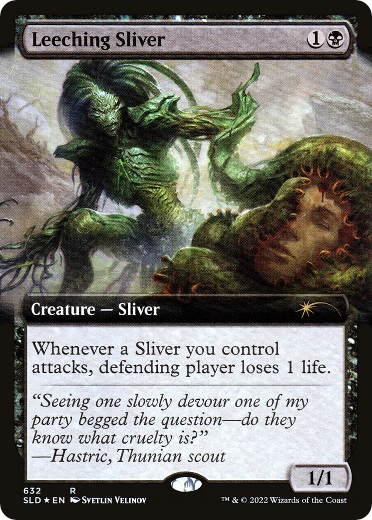 Image for Leeching Sliver (Extended Art) (632) - Magic: The Gathering