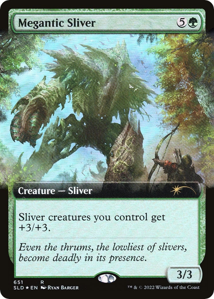 Image for Megantic Sliver (Extended Art) (651) - Magic: The Gathering