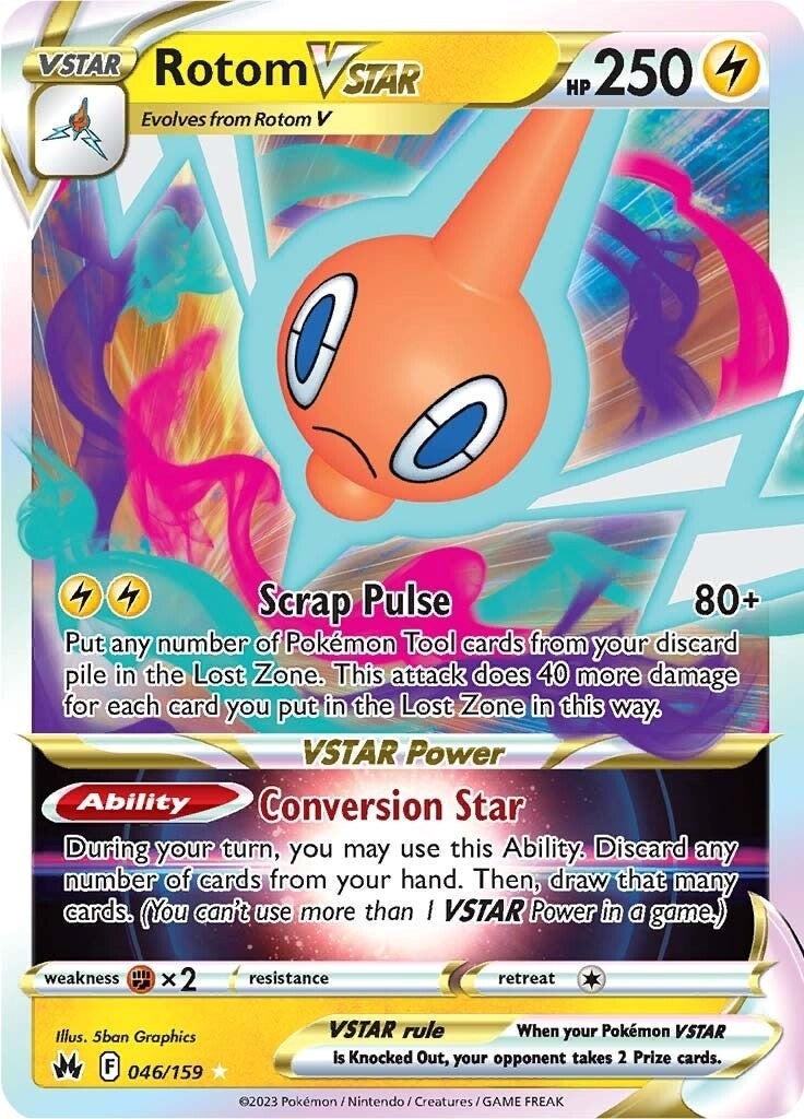 Image for Rotom VSTAR (046/159) (CRZ) - Pokemon