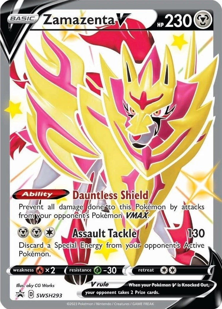 Image for Zamazenta V (Shiny) - SWSH293 (SWSH293) (SWSD) - Pokemon