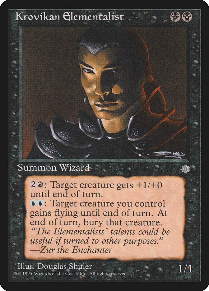 Image for Krovikan Elementalist - Magic: The Gathering