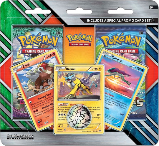 Image for 2-Pack Blister Pack [Raikou, Entei, & Suicune] - Pokemon