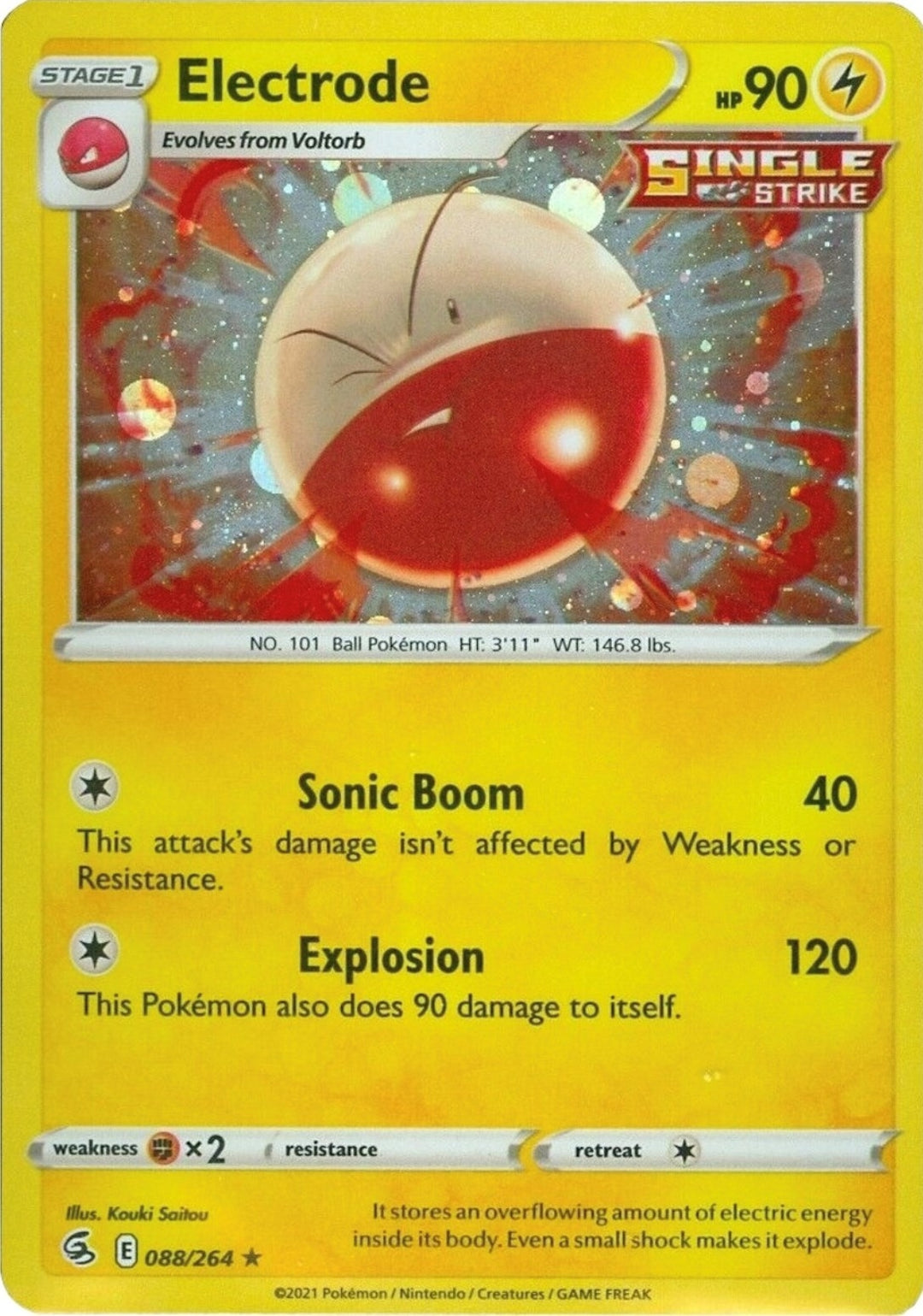 Image for Electrode - 088/264 (Cosmos Holo) (088/264) (MCAP) - Pokemon