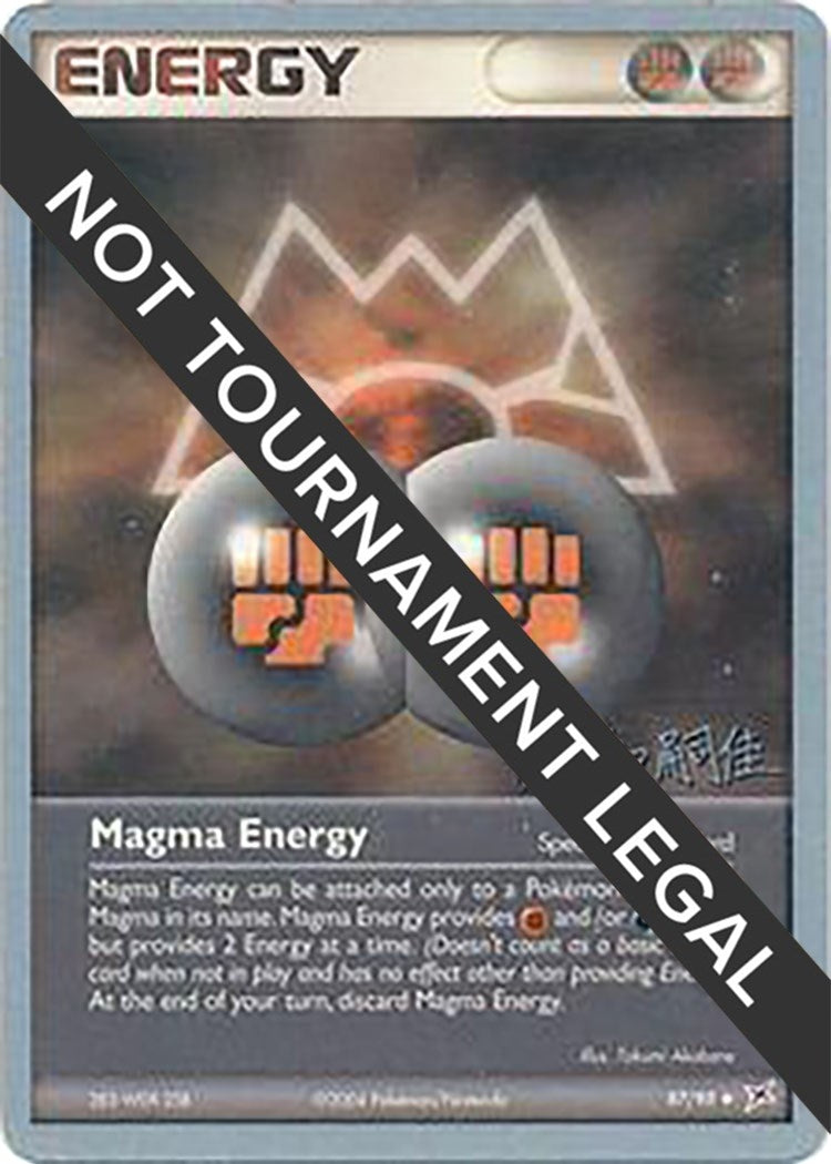 Image for Magma Energy - 2004 (Tsuguyoshi Yamato) (87/95) (WCD) - Pokemon