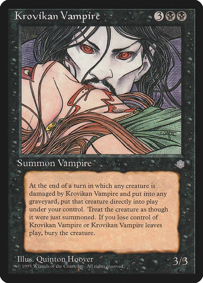 Image for Krovikan Vampire - Magic: The Gathering