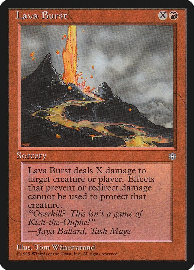 Image for Lava Burst - Magic: The Gathering
