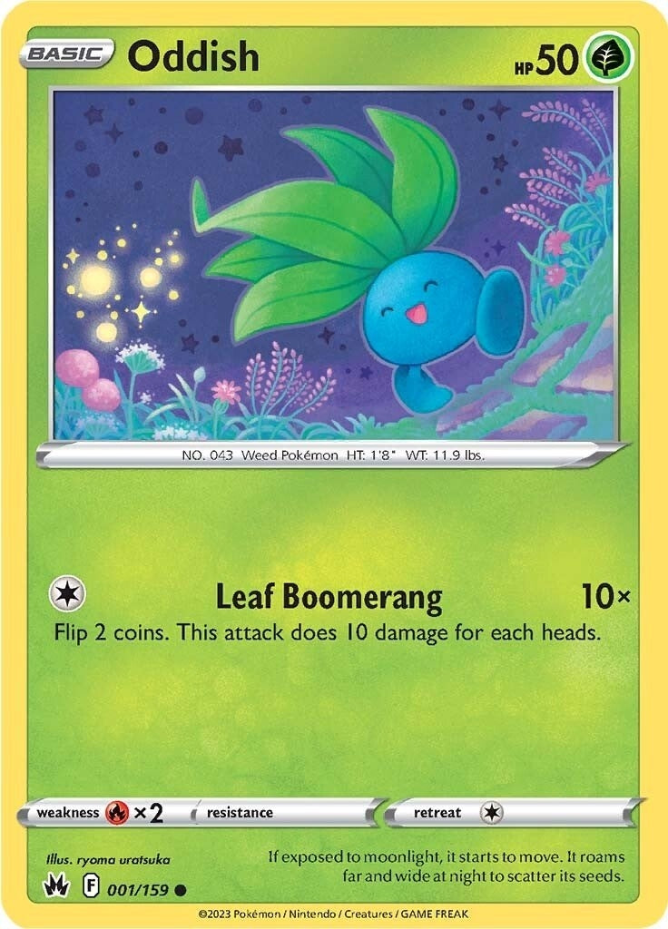Image for Oddish (001/159) (CRZ) - Pokemon
