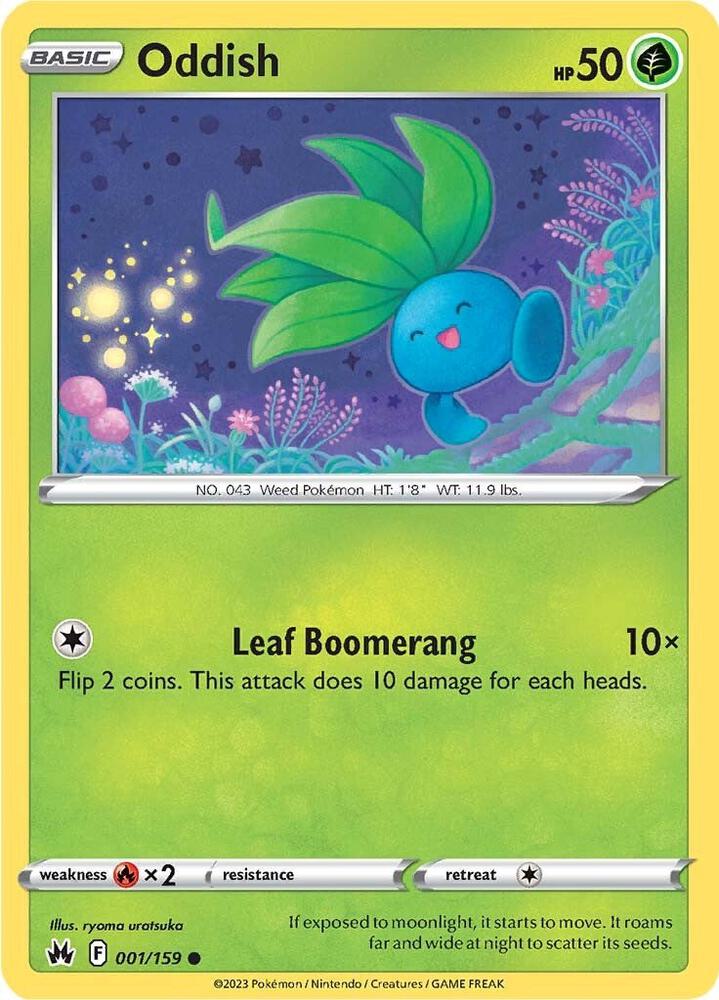 Image for Oddish (001/159) (CRZ) - Pokemon