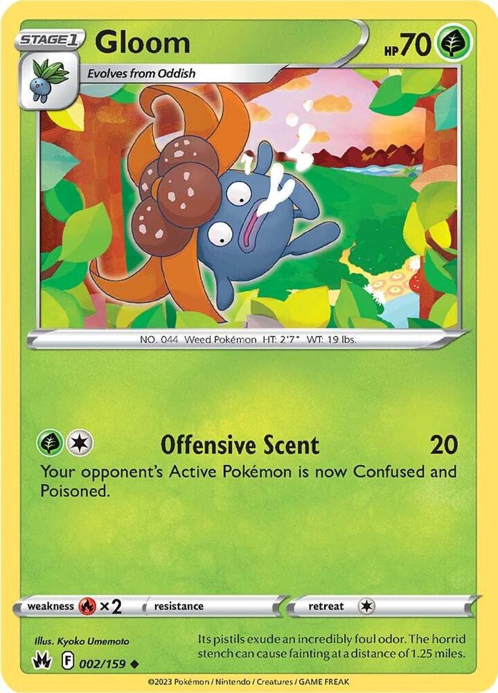 Image for Gloom (002/159) (CRZ) - Pokemon