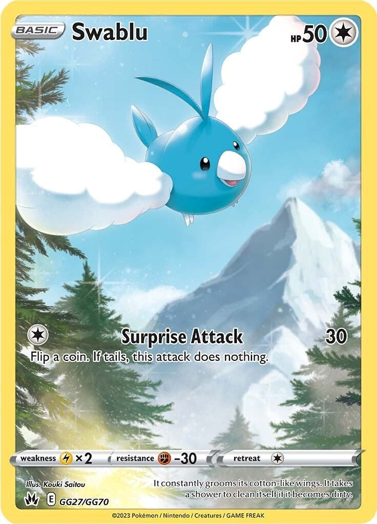 Image for Swablu (GG27/GG70) (CRZ:GG) - Pokemon
