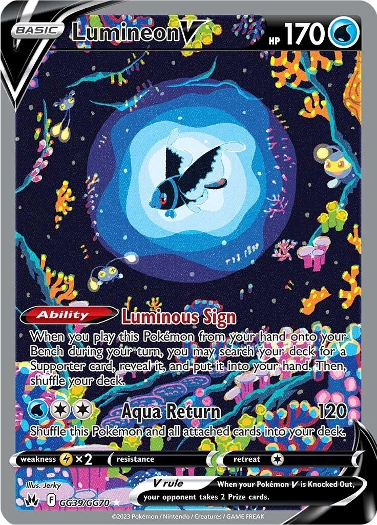 Image for Lumineon V (GG39/GG70) (CRZ:GG) - Pokemon