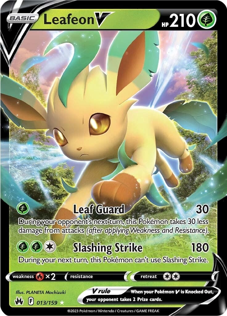 Image for Leafeon V (013/159) (CRZ) - Pokemon