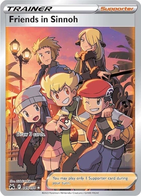 Image for Friends in Sinnoh (Full Art) (149/159) (CRZ) - Pokemon