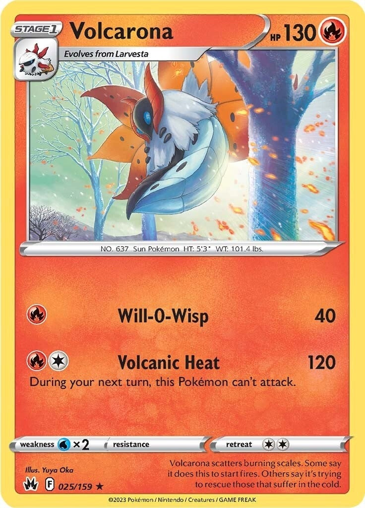 Image for Volcarona (025/159) (CRZ) - Pokemon