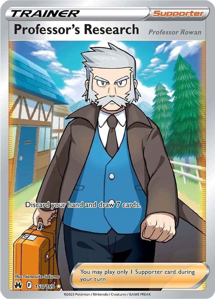 Image for Professor's Research (Full Art) (150/159) (CRZ) - Pokemon