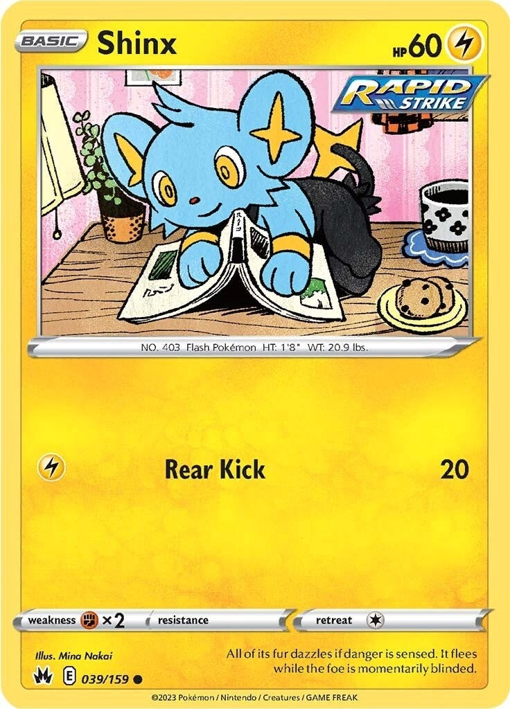 Image for Shinx (39) (039/159) (CRZ) - Pokemon
