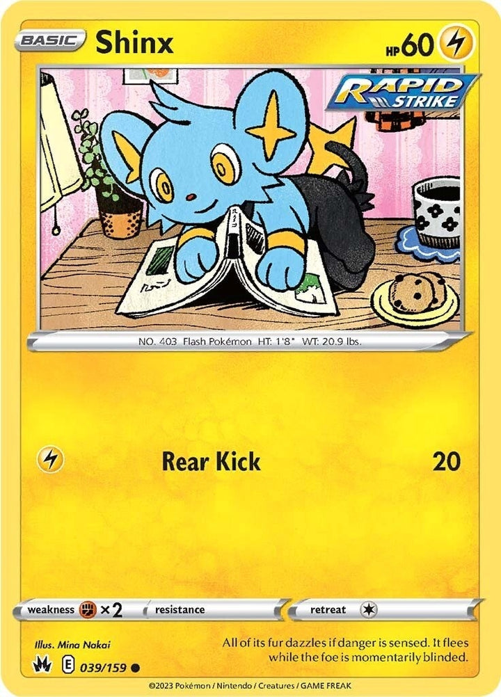 Image for Shinx (39) (039/159) (CRZ) - Pokemon