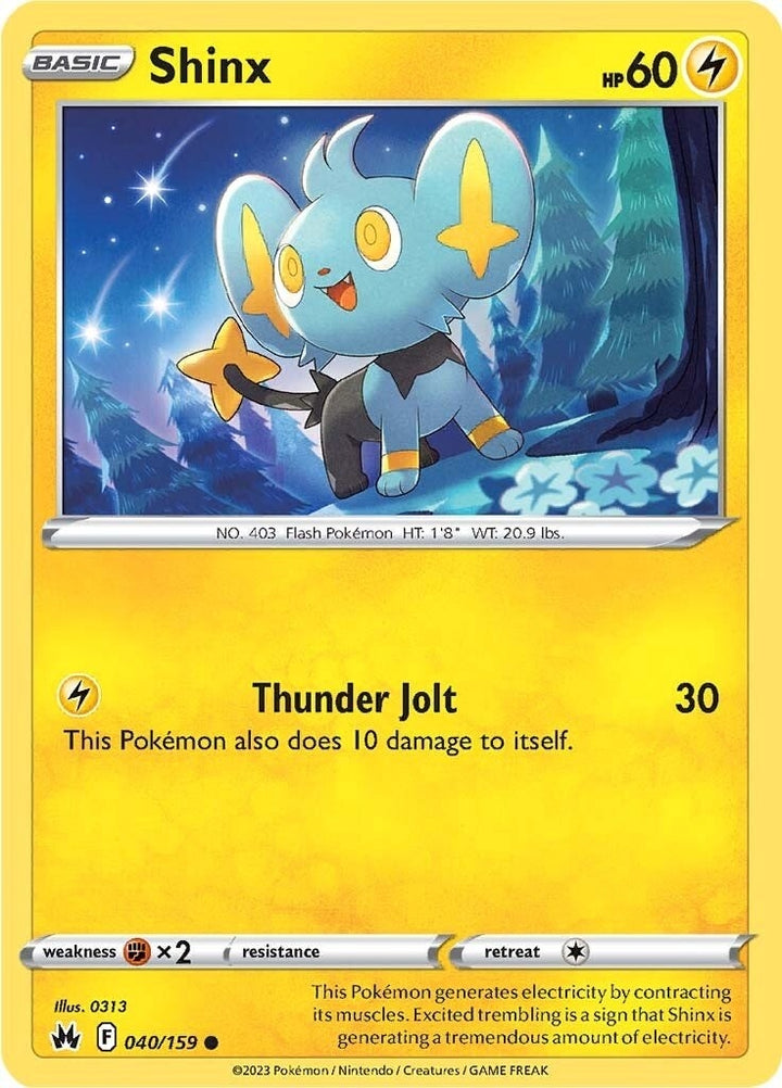 Image for Shinx (40) (040/159) (CRZ) - Pokemon