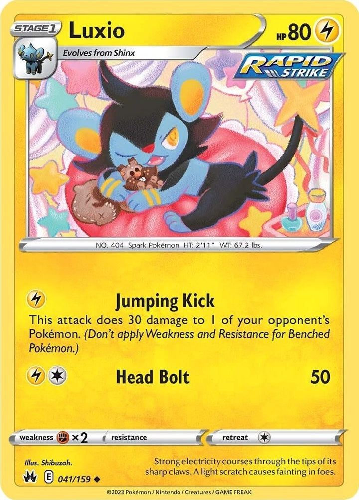 Image for Luxio (41) (041/159) (CRZ) - Pokemon