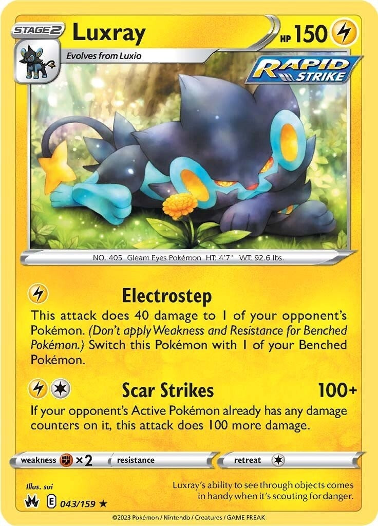 Image for Luxray (43) (043/159) (CRZ) - Pokemon