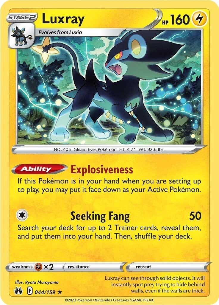 Image for Luxray (44) (044/159) (CRZ) - Pokemon